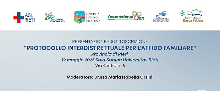 PROTOCOLLO INTERDISTRETTUALE PER L’AFFIDO FAMILIARE