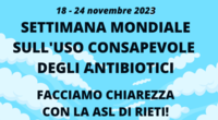 Settimana mondiale uso antibiotici