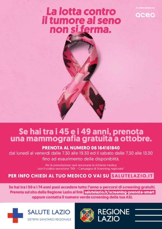 ASL RIETI: Ottobre Rosa: prosegue la campagna di prevenzione e ...