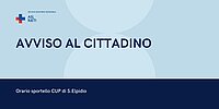 Avviso per gli utenti