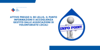PUNTO INFORMAZIONI E ACCOGLIENZA GESTITO DALLE ASSOCIAZIONI DI VOLONTARIATO LOCALI