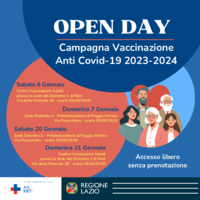 Open day vaccinazione Covid