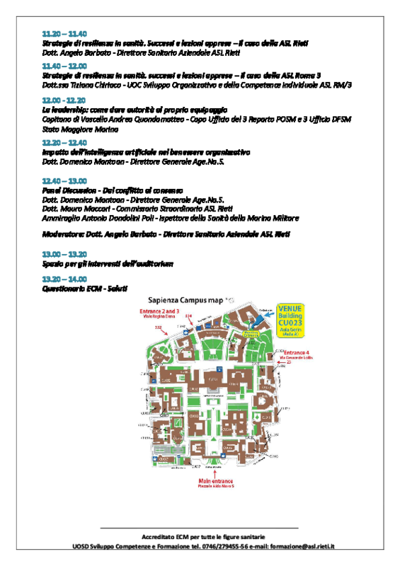programma 25 sett